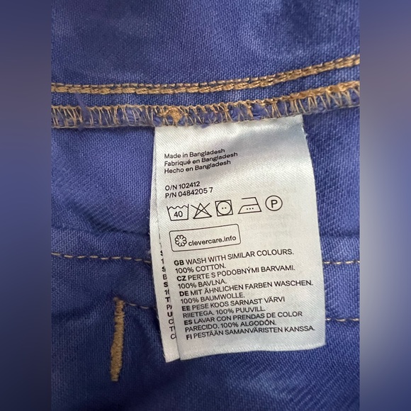 Hand Dyed Purple Denim Jacket - Picture 5 of 6